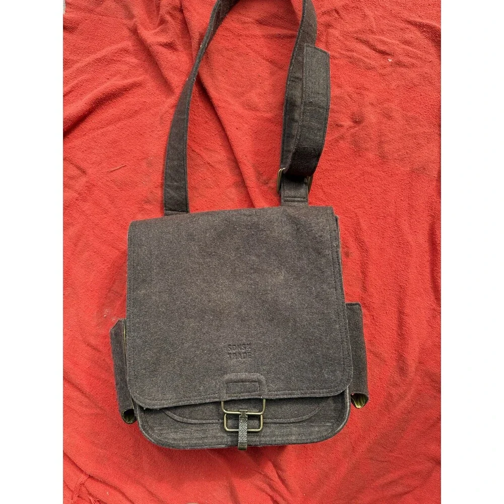 Sons of Trade Wool Canvas Diaper Bag Messenger Shoulder Bag Unisex